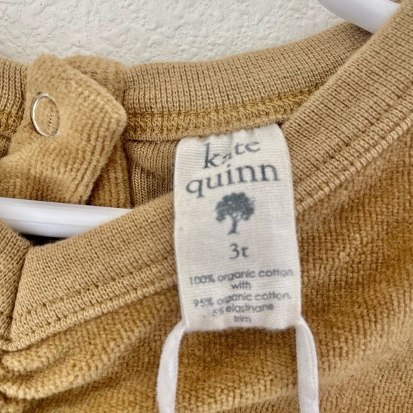 • Kate quinn• mustard velvet one piece romper - Picture 6 of 7